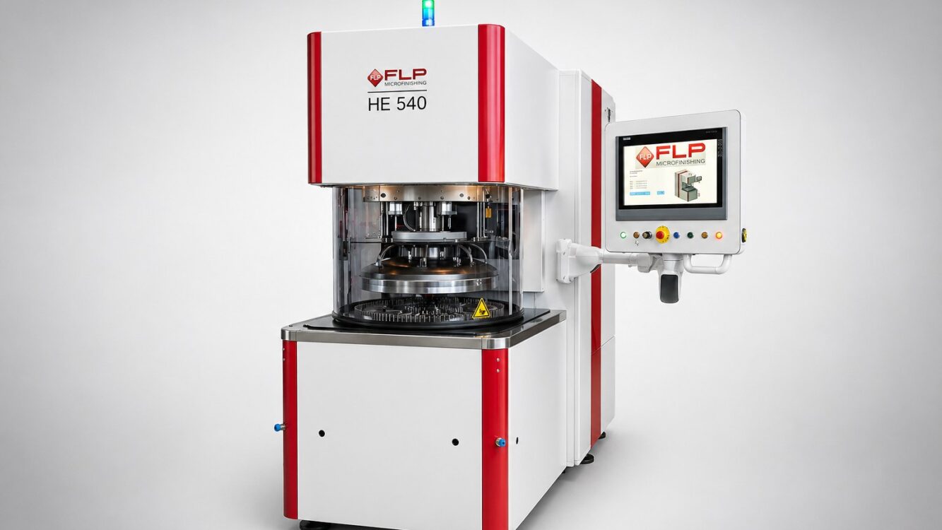FLP HE 540 – Zweischeiben-Feinschleifmaschine der FLP Microfinishing GmbH